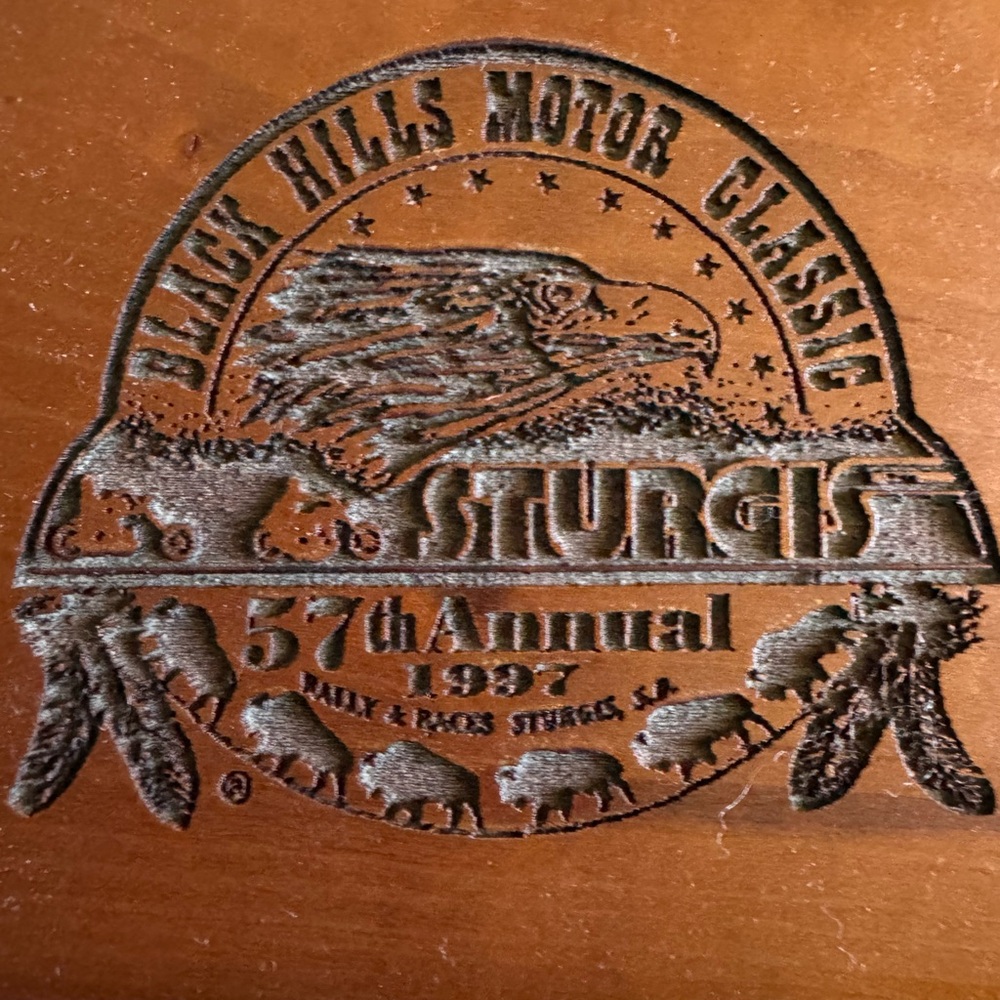 Sturgis 57th Annual Wooden playing cards NEVER OPENED
